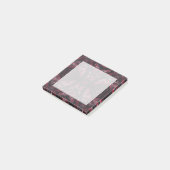 Red Dark Red Abstract Watercolor Art ポストイット (アングル)