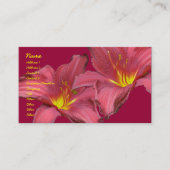 Red Daylily Coordining Items名刺 名刺 (正面)