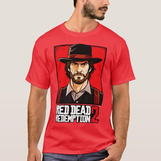 Red Dead Redemption 2 アーサーのモルガン Tシャツ (正面)