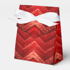 Red Decorative Christmas Glitter Holiday Gift Box フェイバーボックス