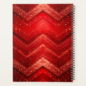Red Decorative Christmas Glitter Holiday Planner プランナー手帳 (裏面)