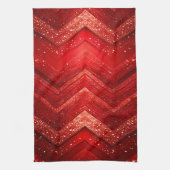 Red Decorative Christmas Holiday Kitchen Towel キッチンタオル (縦)