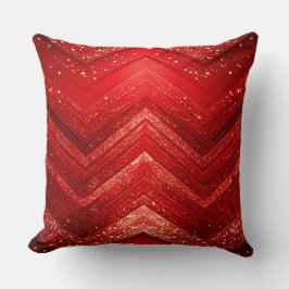 Red Decorative Christmas Holiday Throw Pillow クッション