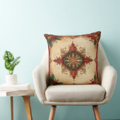 Red Decorative Christmas Throw Pillow クッション (椅子)