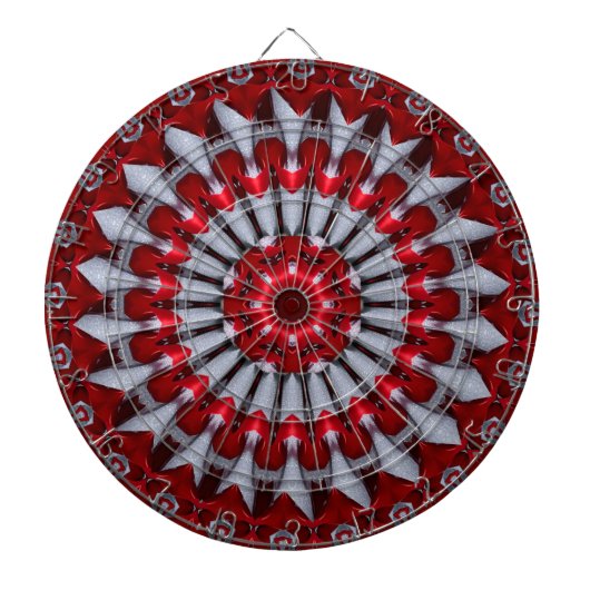 Red Decorative Dartboard ダーツボード (正面)