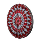 Red Decorative Dartboard ダーツボード (正面右)