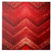 Red Decorative Glitter Ceramic Tile タイル (正面)