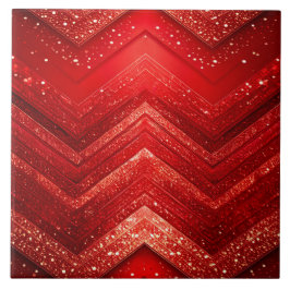 Red Decorative Glitter Ceramic Tile タイル