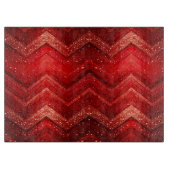 Red Decorative Glitter Cutting Board カッティングボード (正面)