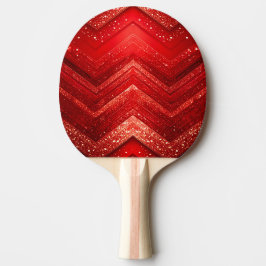 Red Decorative Glitter Ping Pong Paddle 卓球ラケット