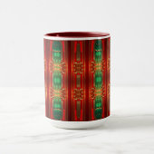 Red Decorative Holiday Mug マグカップ (中央)