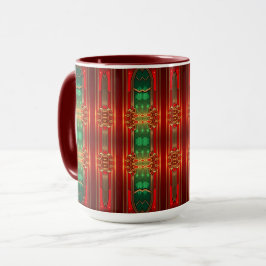 Red Decorative Holiday Mug マグカップ