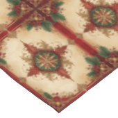 Red Decorative Holiday Tablecloth テーブルクロス (アングル)