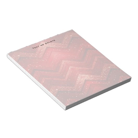 Red Decorative Notepad ノートパッド (アングル)