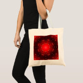 Red Decorative Tote Bag トートバッグ (正面(商品))