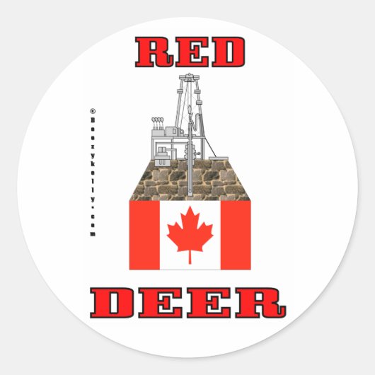 Red Deer, Canada,油・リグのシール ラウンドシール (正面)