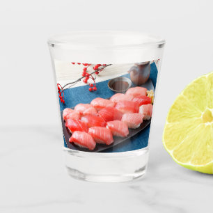 Red Delight – Tuna Sushi Glass by SUSHIMI ショットグラス