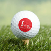Red Design to Mark Golfers ゴルフボール (インサイチュ 木)