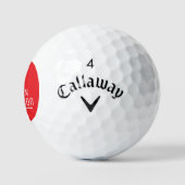 Red Design to Mark Golfers ゴルフボール (ロゴ)
