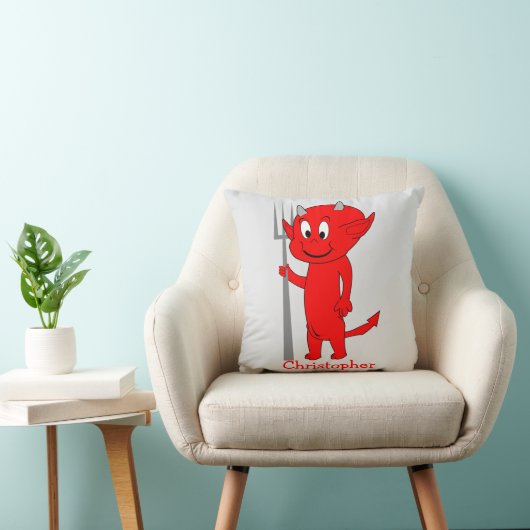 Red Devil Design Personalised クッション (椅子)