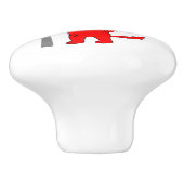 Red Devil Design Personalised セラミックノブ (側面)