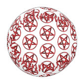 Red Devil Pentagram 野球ボール (正面左)