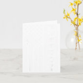 Red Dom American Flag And Cross Faith Family Dom  カード (黄色い花)