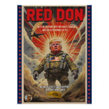 Red Don – 風刺的な政治アートポスター