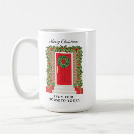 Red Door Garland Wreath House to Yours コーヒーマグカップ