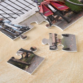 Red Door、Green Door、Islington、ロンドンUK ジグソーパズル (側面)