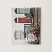 Red Door、Green Door、Islington、ロンドンUK ジグソーパズル (縦)