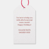 Red Door Real Estate Christmas ギフトタグ (裏面)