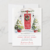 Red Door Rustic Home Sweet Home Card 案内状 (正面)