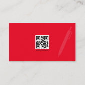 RED DOTSコレクション標準名刺 名刺 (裏面)