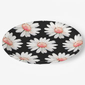 Red Dotted Daisy's ペーパープレート (アングル)