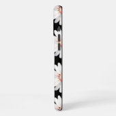 Red Dotted Daisy's iPhoneケース (左側面)