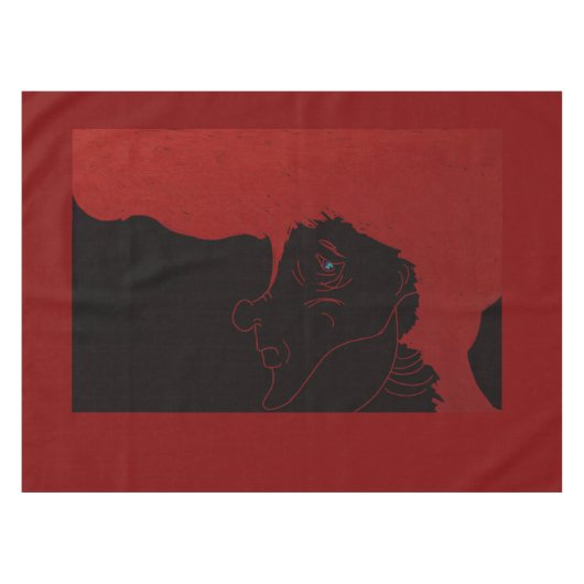 Red Dove Princess  テーブルクロス (正面(横))