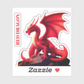 RED DRAGON シール (シート)