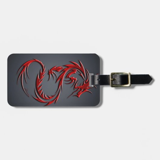 red dragon ラゲッジタグ (正面横)