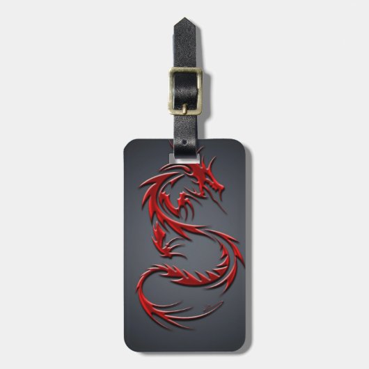 red dragon ラゲッジタグ (正面縦)