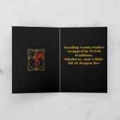 Red Dragon And Medieval Cross カード (内部)