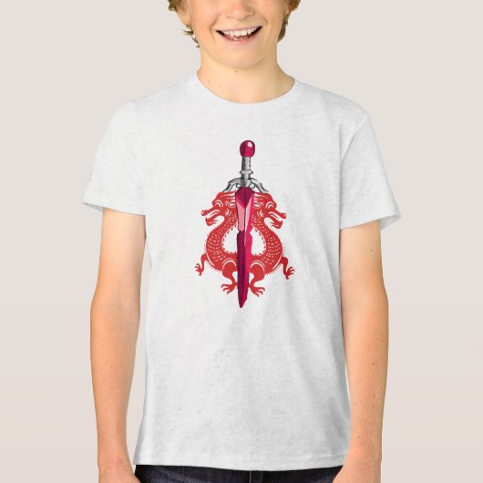 Red Dragon Crest Blade トライブレンドＴシャツ (正面)