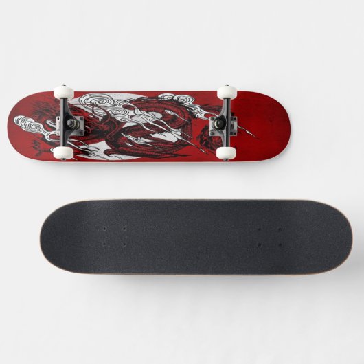 RED DRAGON FIGHTER SKATEBOARD スケートボード (横)
