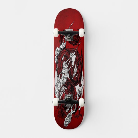 RED DRAGON FIGHTER SKATEBOARD スケートボード (正面)