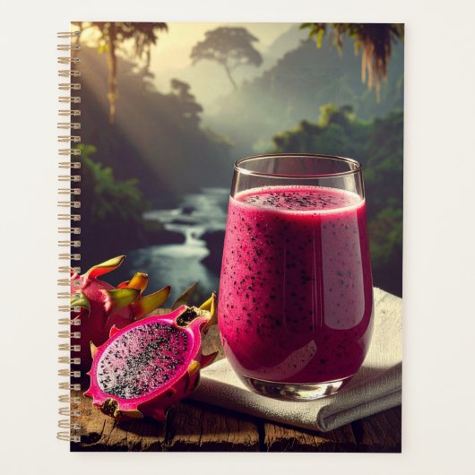 RED DRAGON FRUIT (Venus Pitahaya) - EXOTIC FRUITS プランナー手帳 (正面)