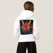 Red Dragon pixel art hoodie (裏面フル)