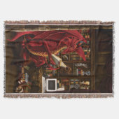 Red Dragon Podcast Fantasy スローブランケット (正面)