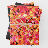 Red Dragon Splattered Paint  ラッピングペーパーシート (インサイチュ)