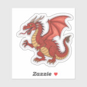 Red Dragon Sticker シール (シート)