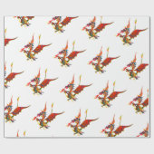 Red Dragon - Wrapping paper ラッピングペーパー (フラット)